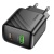 Мережевий Зарядний Пристрій Hoco CS25A 1USB/18W/QC3.0 + 1Type-C/20W/PD (Чорний) мережевий зарядний пристрій hoco cs25a 1usb/18w/qc3.0 + 1type-c/20w/pd (чорний)