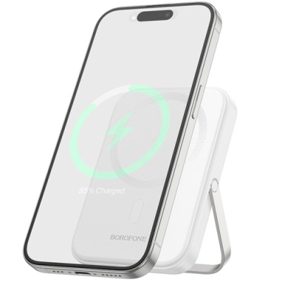 додаткова батарея power bank borofone bj51 kody pd20w magnetic 5000mah (бiлий) 