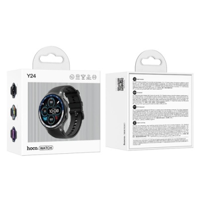 смарт-годинник hoco y24  smart sports watch(call version) (чорний) 
