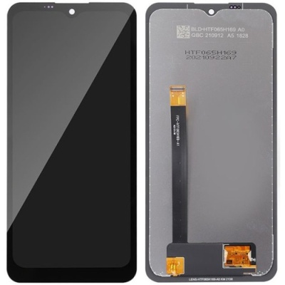 дисплей для oukitel wp15 з чорним тачскріном (high copy)