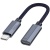 перехідник hoco ua29a type-c(male) to lightning(female) 0.15m (сірий) 