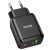 Мережевий Зарядний Пристрій Hoco N5 1USB/18W/QC3.0 + 1Type-C/20W/PD (Чорний) мережевий зарядний пристрій hoco n5 1usb/18w/qc3.0 + 1type-c/20w/pd (чорний)