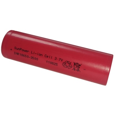 акумулятор літієвий 18650, li-ion, 3.7v, 3500 mah 