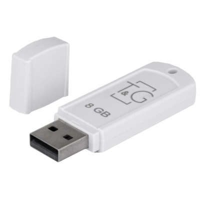 usb флеш-накопичувач tg 8gb classic 011 (білий) 