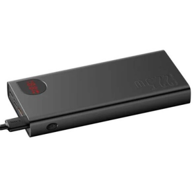 додаткова батарея power bank baseus ppad 070101 adaman metal qc 22.5w 20000 mah (чорний) 