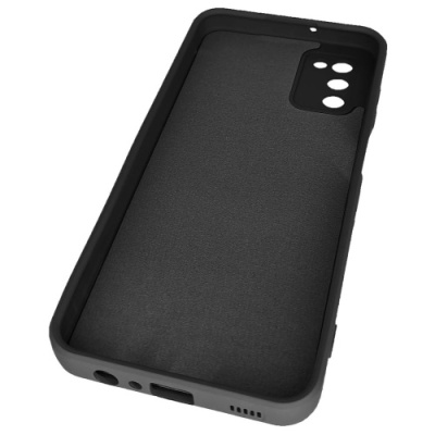 Купить силіконовий чохол soft silicone casevsmagnet ring для samsung a037 galaxy a03s - black онлайн