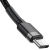 кабель baseus cafule type-c - type-c 100w/1m (catklf-dlg1) (black-grey) 