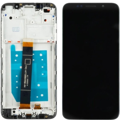 дисплей для huawei y5 2018 з чорним тачскріном і рамкою