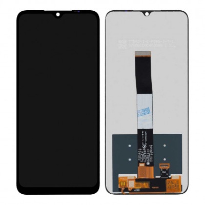 дисплей для xiaomi redmi 9a/9c/10a/poco c3 з чорним тачскріном high copy