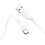 кабель hoco x61 silicone usb - type-c 3.0a/1m (білий) 