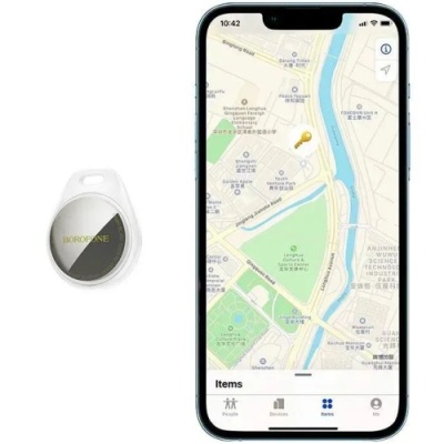 gps-трекер borofone bc100 (білий) 