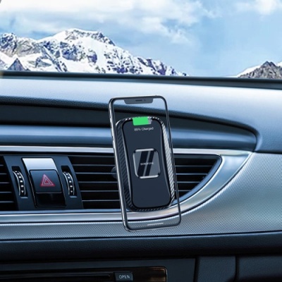 Автотримач Borofone BH35 Magnetic Wireless Charging (Чорний)