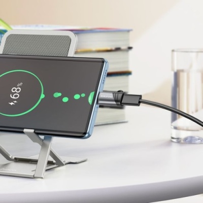 перехідник borofone bv20 type-c (male) - lightning (female) (чорний) 