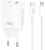 Мережевий Зарядний Пристрій XO L130 (NB189A) 1USB/18W/QC3.0 + 1Type-C/30W/PD + (Type-C - Lightning) (Бiлий) мережевий зарядний пристрій xo l130 (nb189a) 1usb/18w/qc3.0 + 1type-c/30w/pd + (type-c - lightning) (бiлий)