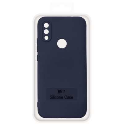 Купить чохол soft silicone case full для xiaomi redmi 7 (dark blue) онлайн