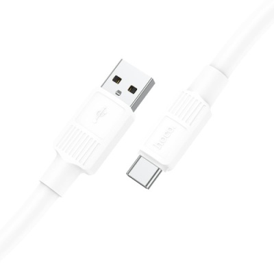 кабель hoco x84 solid usb - type-c 3a/1m (білий) 