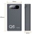 корпус multi-powerbank q6, під елементи 21700 до 6 шт, 100w, чорний 