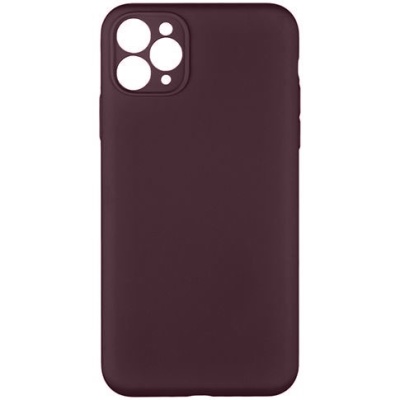 Купить чохол silicone case для apple iphone 11 pro max (42) maroon - full camera онлайн