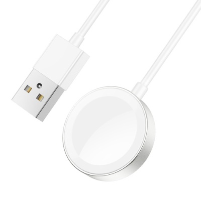 безпровідний зарядний пристрій для apple watch hoco cw39 (білий) 