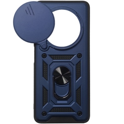 Купить чохол-накладка armor magnet camshield для xiaomi redmi 14c/poco c75/redmi a4 - dark blue онлайн