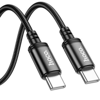 кабель hoco x89 wind (pd) type-c - type-c 60w 3a/2m (чорний) 