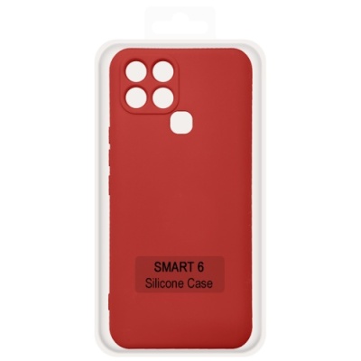 Купить чохол soft silicone case full для infinix smart 6 x6511 (red) онлайн