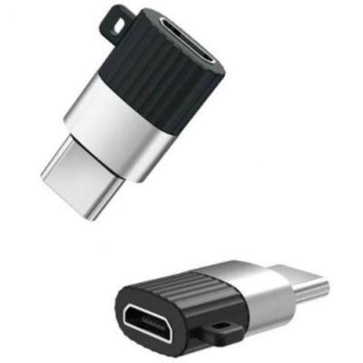 перехідник xo nb149a microusb - type-c (чорний) 