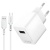 мережевий зарядний пристрій earldom es-eu43m 1usb/2.4a/12w + (usb - micro) (білий) 