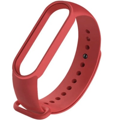 ремінець для xiaomi mi band 5/6/7 red 