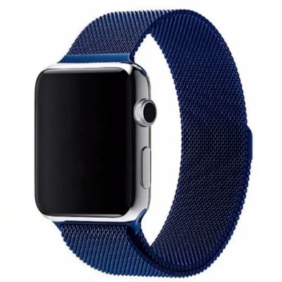 ремінець для apple watch milanese loop 38/40/41 mm (синій) 