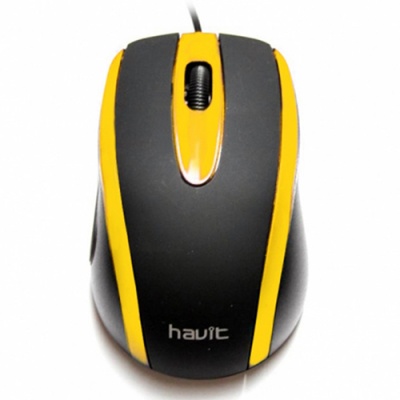 мишка дротова havit hv-ms675 yellow 