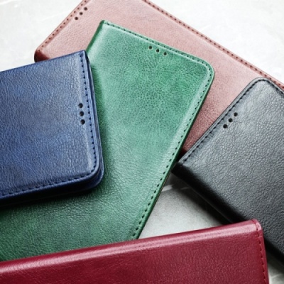 Купить чохол-книжка leather fold для xiaomi redmi 9c/10a (темно-зелений) онлайн