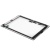 скло тачскріна для apple ipad 3 (a1403/a1416/a1430) з білою кнопкою home