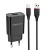 Мережевий Зарядний Пристрій Borofone BA20A 1USB/2.1A + (USB - Type-C) (Чорний) мережевий зарядний пристрій borofone ba20a 1usb/2.1a + (usb - type-c) (чорний)