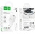 мережевий зарядний пристрій hoco c147a 1usb/18w/qc3.0 + 1type-c/20w/pd + (type-c - type-c) (білий) 