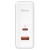 мережевий зарядний пристрій baseus gan5 fast charger (ccgp090202) 1usb/60w/qc4.0 + 1type-c/100w/pd + (type-c - type-c) (білий) 