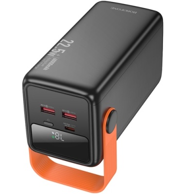 додаткова батарея power bank borofone bj66b magnifico 22.5w+pd20 60000 mah (чорний) 