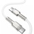 Кабель Baseus Cafule Metal (PD) Type-C - Type-C 100W 5A/1m (CATJK-C02) (White) кабель baseus cafule metal (pd) type-c - type-c 100w 5a/1m (catjk-c02) (white)