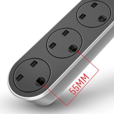 мережевий подовжувач ldnio sc3301 3usb 3.1a (чорний) 