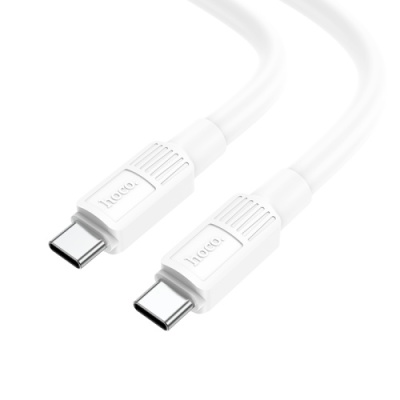 кабель hoco x84 solid (pd) type-c - type-c 60w 3a/1m (білий) 