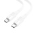 кабель hoco x84 solid (pd) type-c - type-c 60w 3a/1m (білий) 