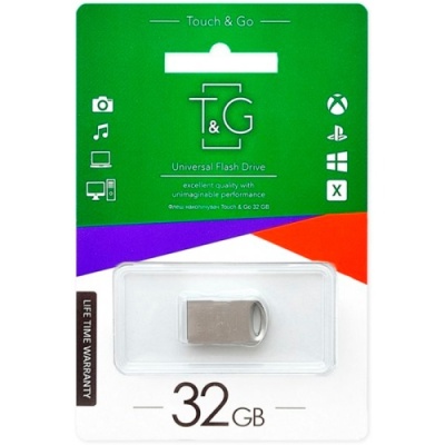usb флеш-накопичувач tg 32gb metal 105 (сталевий) 