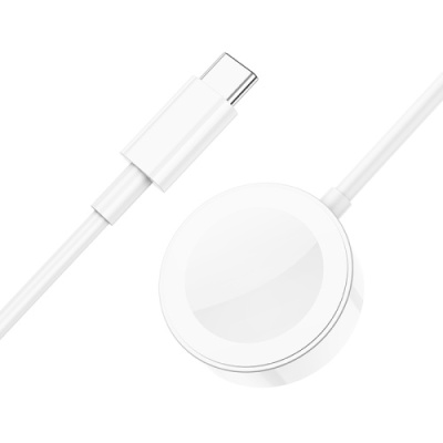 безпровідний зарядний пристрій для apple watch borofone bq13c (білий) 