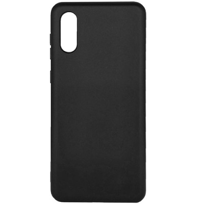 Купить силіконовий чохол soft silicone case для samsung a022 galaxy a02 - black онлайн