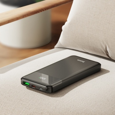 додаткова батарея power bank hoco j102 cool figure pd20w+qc3.0 10000mah (чорний) 