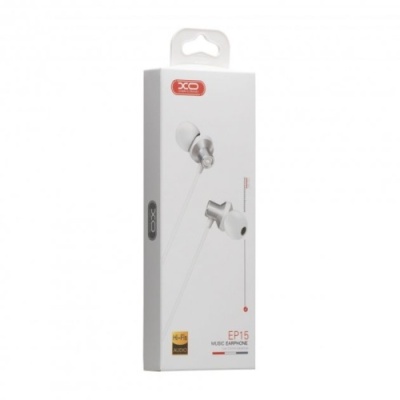 навушники xo ep15 in-ear metal white 