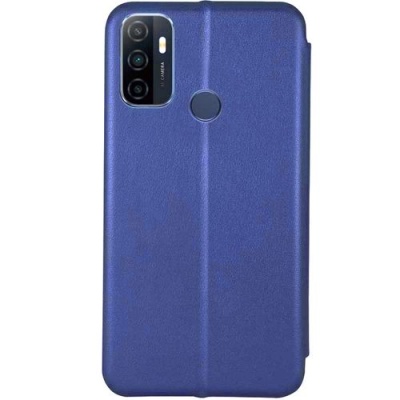 Купить чохол-книжка premium leather для oppo a53 (синій) онлайн
