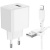 Мережевий Зарядний Пристрій Borofone BAS11A 1USB/10.5W + (USB - Lightning) (Білий) мережевий зарядний пристрій borofone bas11a 1usb/10.5w + (usb - lightning) (білий)