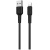 кабель borofone bx30 silicone usb - lightning 2.4a/1m (чорний) 