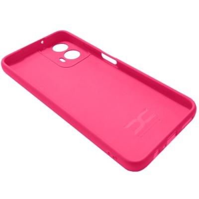 Купить силіконовий чохол soft silicone case для motorola g34 (малиновий) онлайн